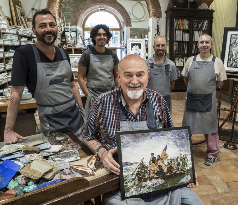 Firenze, addio all’artigiano Renzo Scarpelli: era il genio del mosaico fiorentino