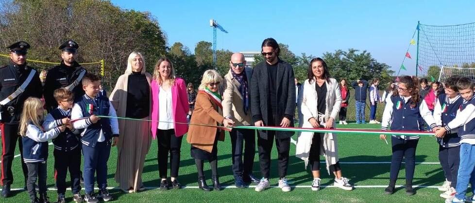 Formigine. Andrea Consigli del Sassuolo inaugura il campo alle scuole Toddlers 