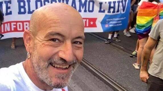 Giulio Maria Corbelli a un corteo