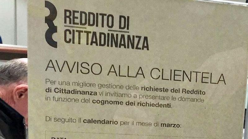 Reddito di cittadinanza: rischio stop per oltre seimila a Pistoia e provincia