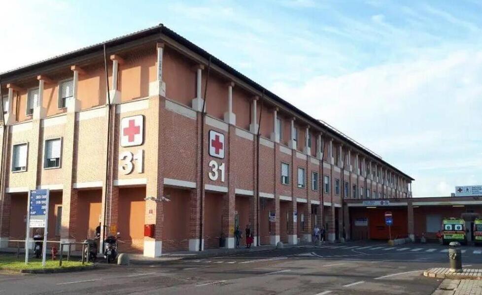 Il blocco del policlinico che ospita anche il pronto soccorso