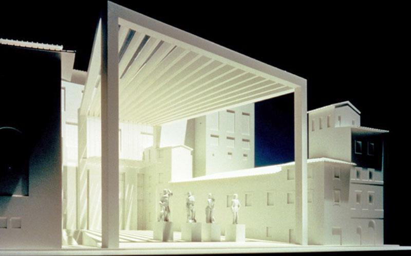 
	Il progetto della loggia Isozaki

