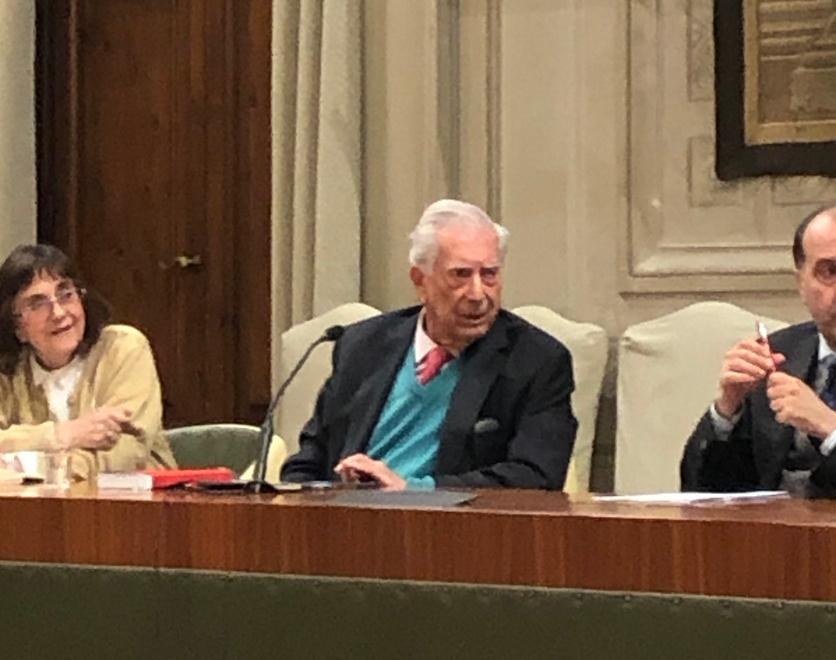 Vargas Llosa a Firenze: «Racconto il genio di Borges, amo i vostri musei e la vostra letteratura»