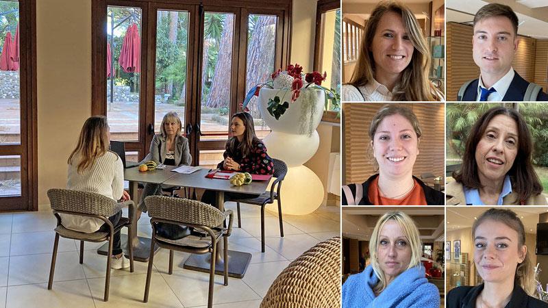 In senso orario Aulona Pashaj, Tommaso Ottanelli, Patrizia Cameli, Michela Passeri, Roberta Bettini, Daria Provvedi
