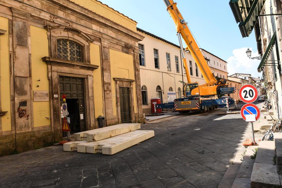 Lucca: tre ossari medievali trovati durante i lavori al Civitali-Paladini