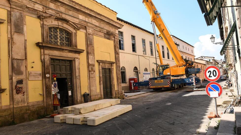 Lucca: tre ossari medievali trovati durante i lavori al Civitali-Paladini