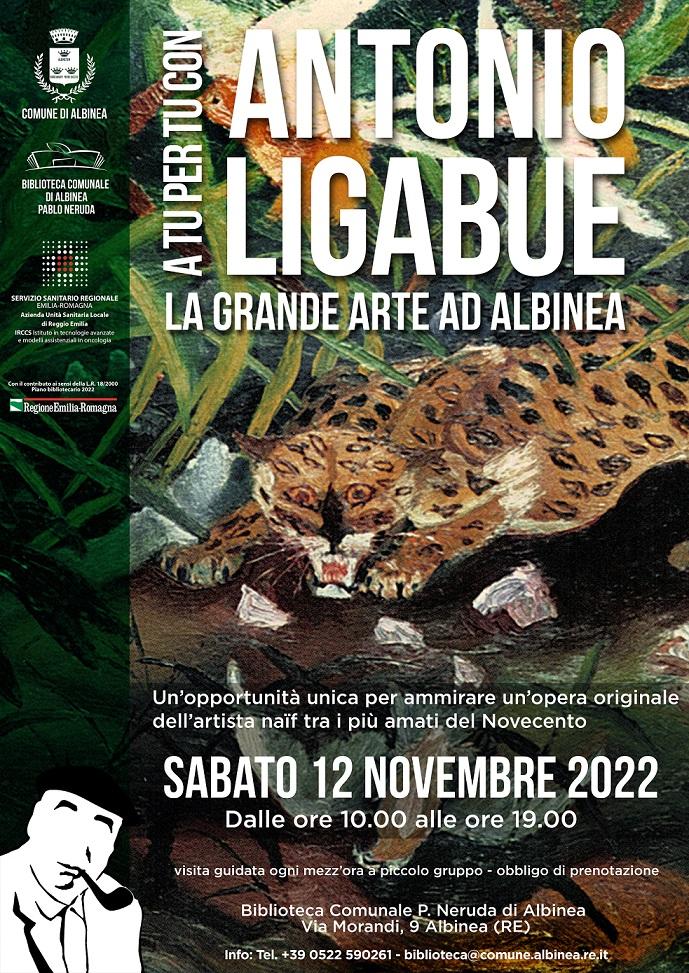 Un’opera di Ligabue alla Neruda