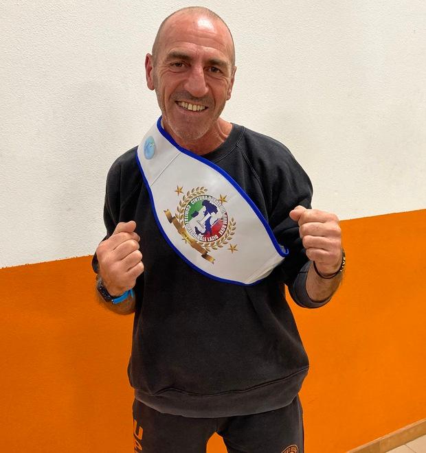Umberto Guerrini come Rocky. Dopo 30 anni torna sul ring e vince