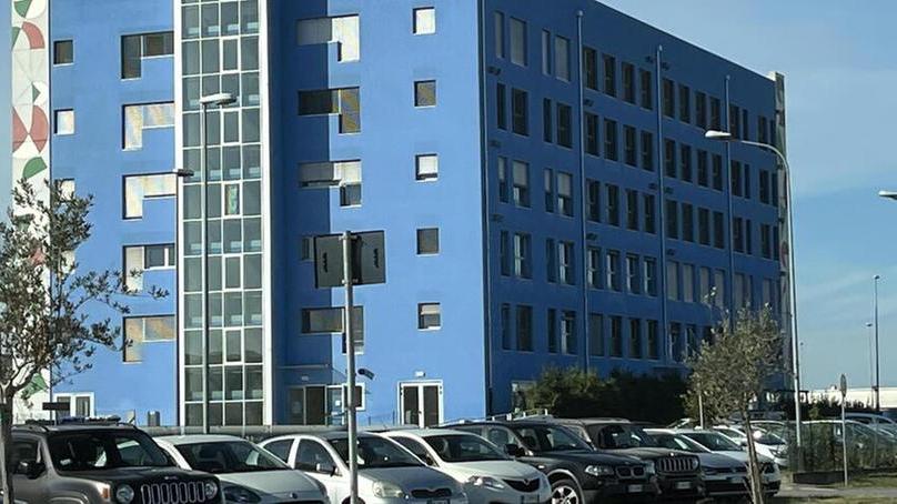 Palazzo blu a Pontedera