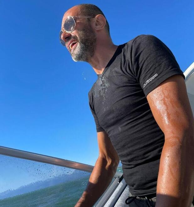 Una foto di Marco Cangianiello, meccanico ed ex rallista