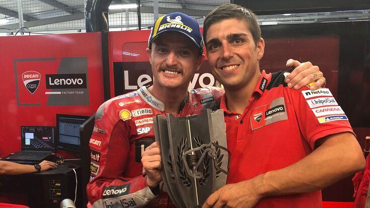 Marco Polastri, il meccanico di Rosignano campione del mondo nel team Ducati. «Vi racconto il Mondiale dai box»