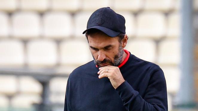 Guido Pagliuca ex di turno che riportò in C i rossoneri nel 2014 e l’anno scorso condusse la squadra alla conquista dei playoff