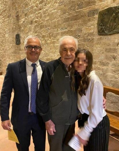 
	Andrea Serfogli con il padre scomparso a 85 anni

