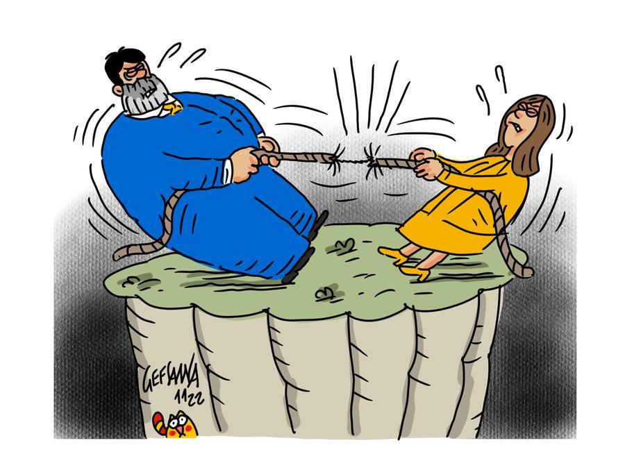 La vignetta di Gef: aumenta la tensione nella maggioranza in Regione