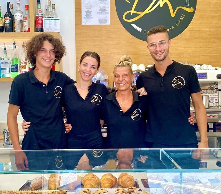 Da sinistra Luca Guida, Sara Socci, Ilaria Tabani e Nicola Falleni