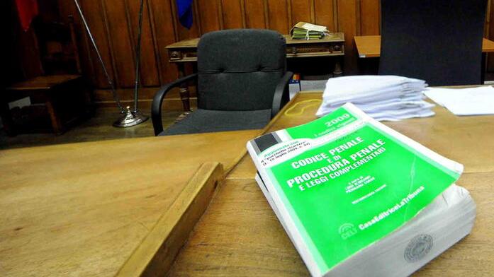 Aula di tribunale (foto d'archivio)