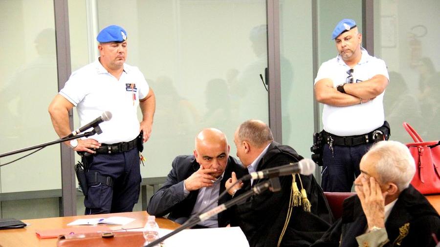 Francesco Rocca durante il processo a suo carico per l'omicidio della moglie Dina Dore