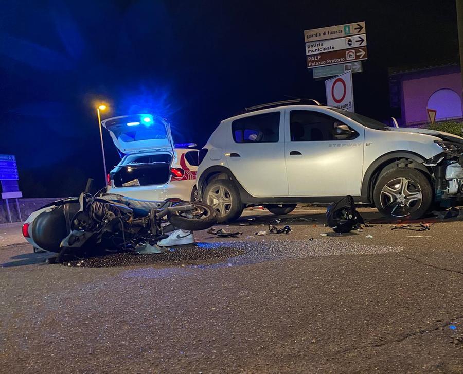 
	L'incidente in cui ha perso la vita il 15enne (Foto Silvi)

