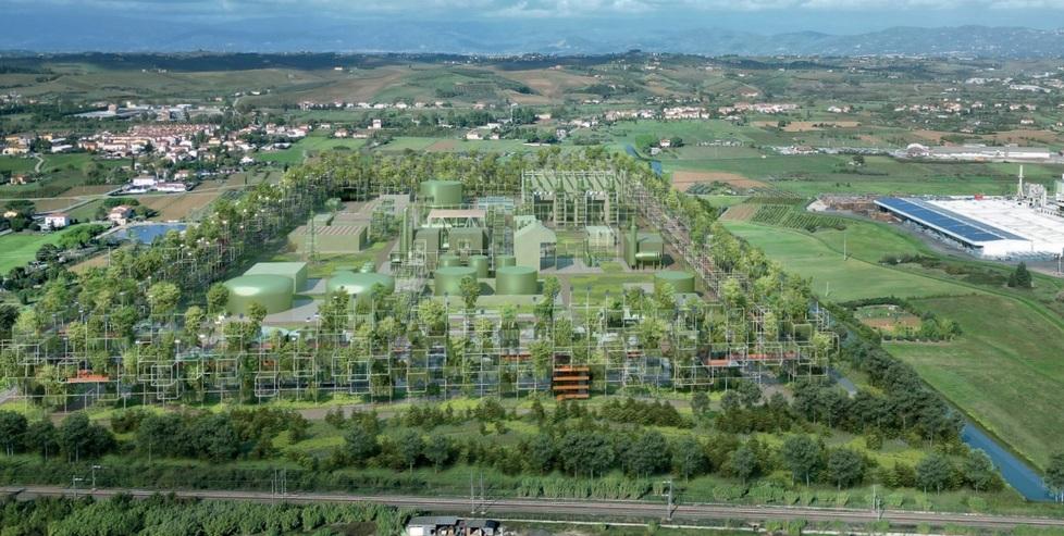 Empoli, un “parco rampante” sul nuovo impianto di rifiuti
