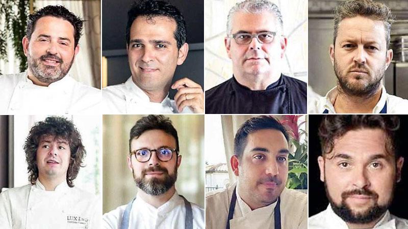 In senso orario Giuseppe Mancino (Piccolo Principe), Luca Landi (Lunasia), Gioacchino Pontrelli (Lorenzo), Andrea Mattei (Bistrot), Nicola Gronchi (Romano), Alessandro Ferrarini (Franco Mare), Roberto Monopoli (Parco di Villa Grey), Valentino Cassanelli (Lux Lucis)
