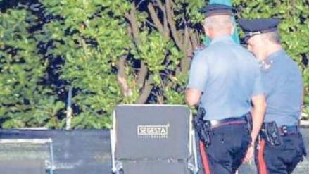 I carabinieri sul luogo della tragedia a Villafranca nell’agosto del 2019