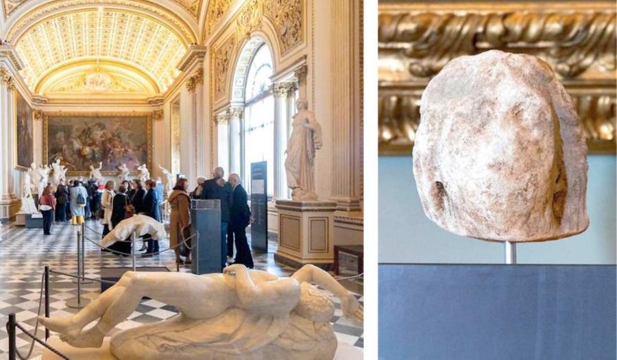 
	La sala medicea al secondo piano degli Uffizi che ospita le sculture dedicate a Niobe e ai suoi figli

