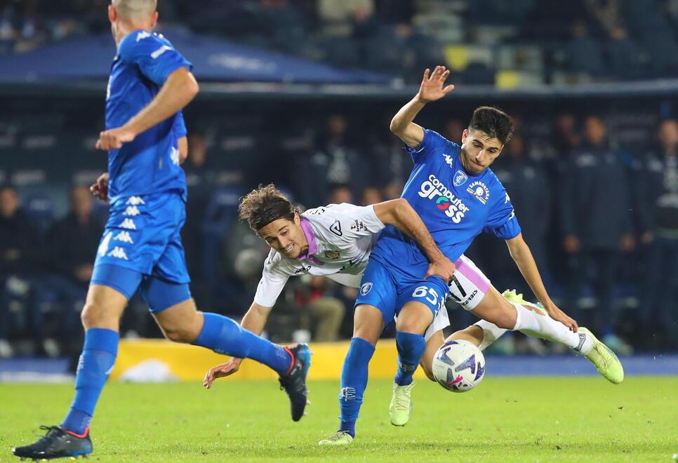 Fabiano Parisi e Nicolò Cambiaghi, entrambi a segno nella partita vinta contro la Cremonese