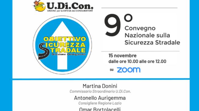 Comunicato Stampa: Grande partecipazione alla nona edizione del Convegno nazionale sulla sicurezza stradale di Udicon