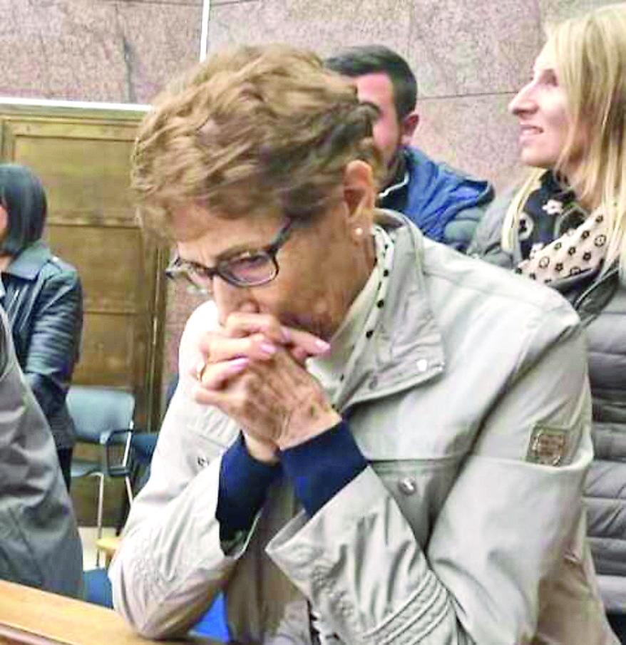 
	La madre di Speranza Ponti al processo <em>(foto di Mauro Chessa)</em>

