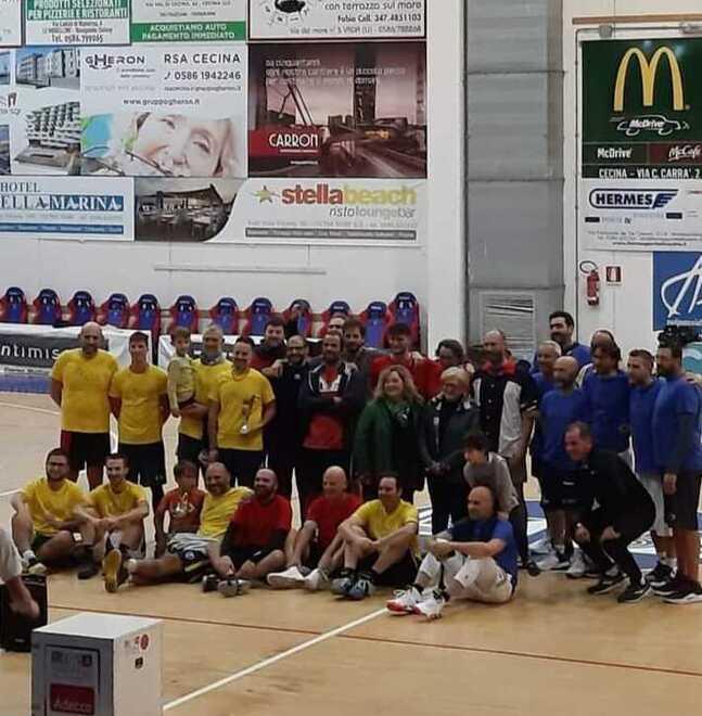 Nella foto, un gruppo di partecipanti al triangolare nel week-end