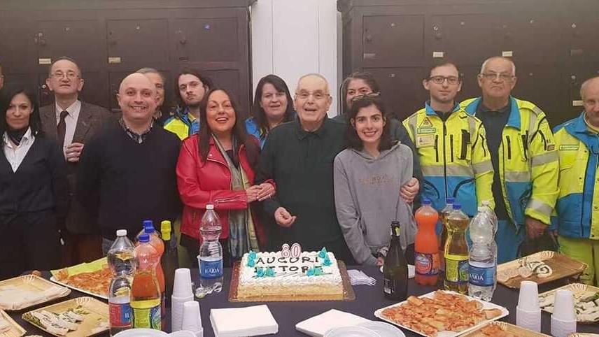 Addio Ettore, “l’uomo della mensa”. La Misericordia piange una colonna