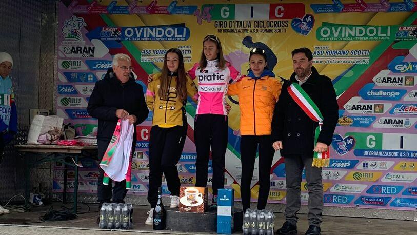 Nicoletta Brandi sul terzo gradino del podio