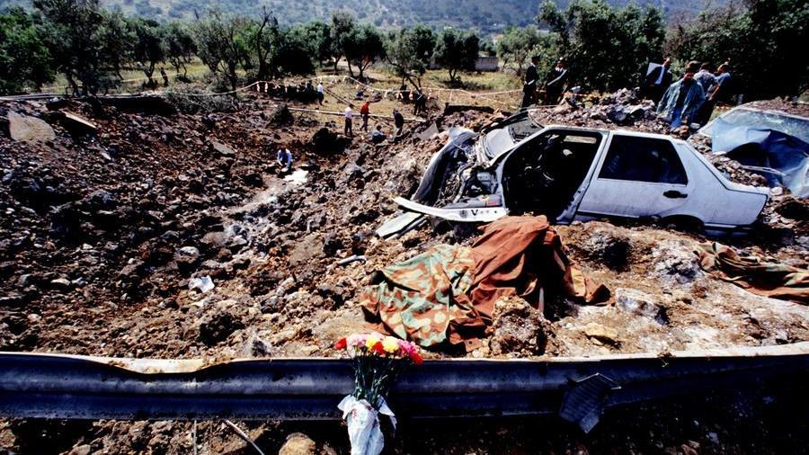 In mostra a Scandicci l’auto della scorta di Giovanni Falcone