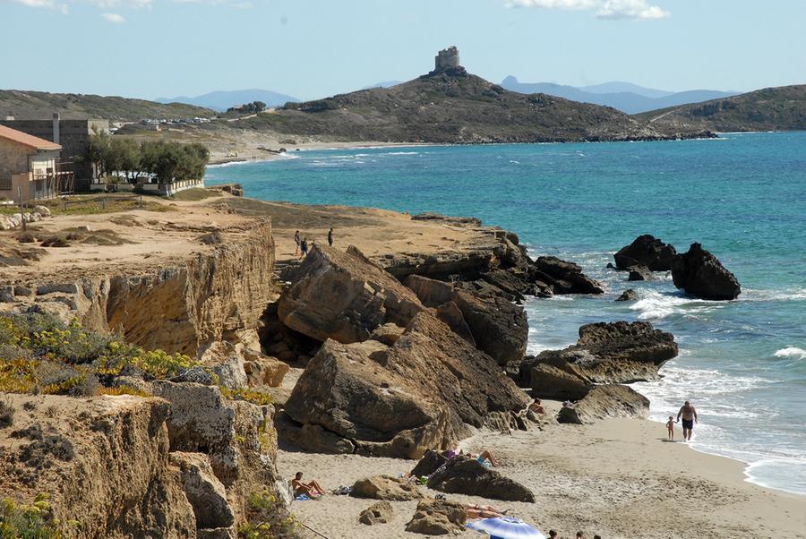
	Uno scorcio di San Giovanni di Sinis e la sua costa

