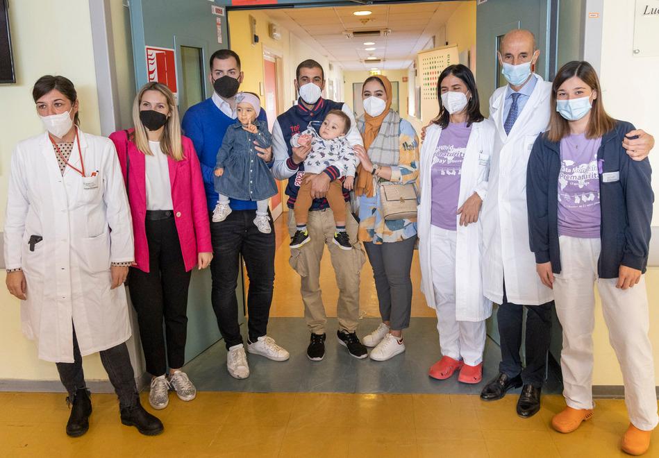 Modena, la storia di Beatrice e Haroun, prematuri pieni di energia 