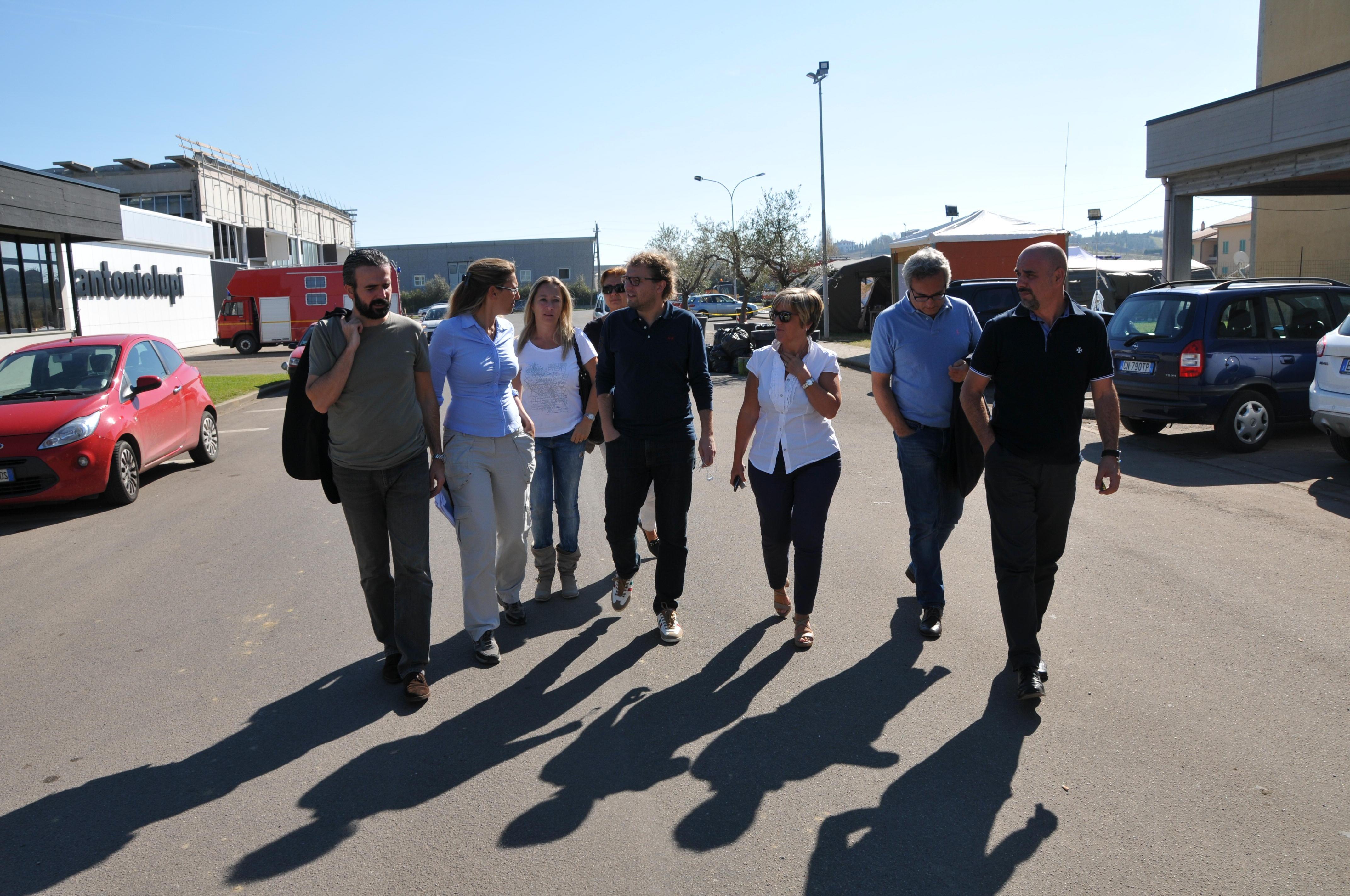 Tornado, a Stabbia in visita il braccio destro del premier Renzi