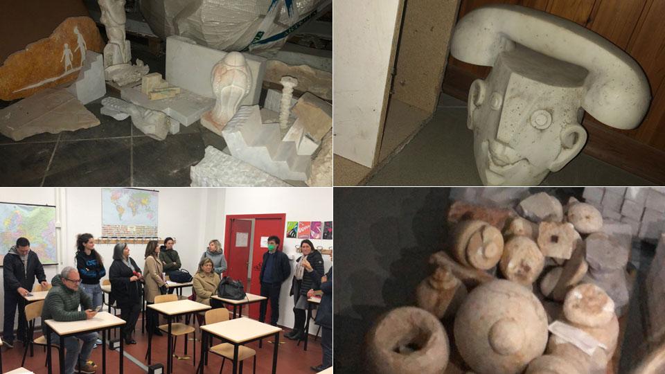Si apre il magazzino dell’arte a Carrara e spunta un Cherubino Binelli