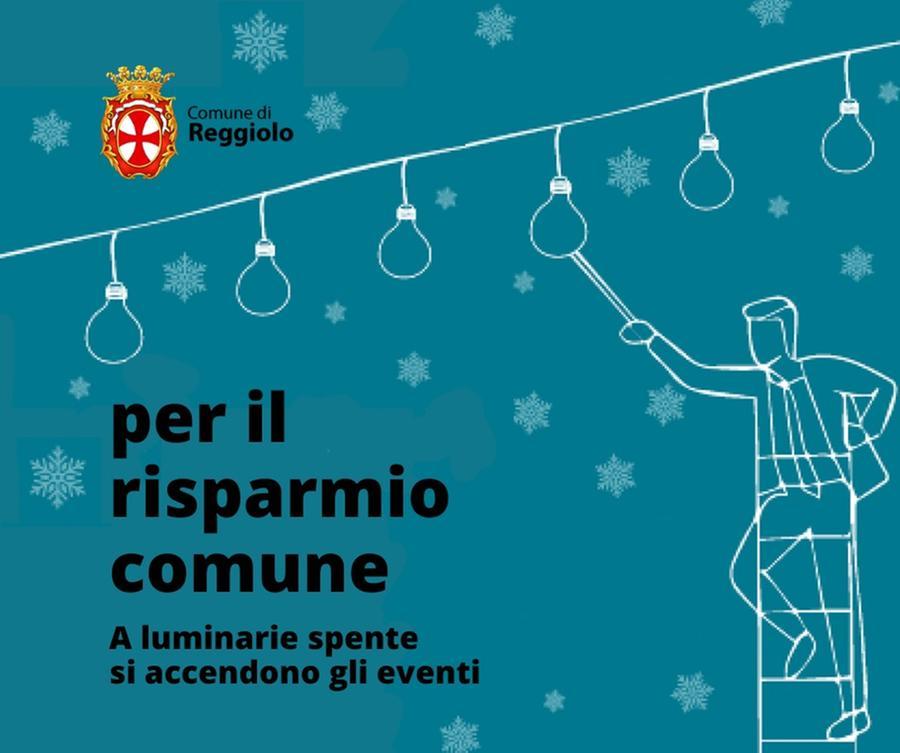 Natale a luminarie spente, ma Reggiolo si accende con decorazioni non energivore ed eventi