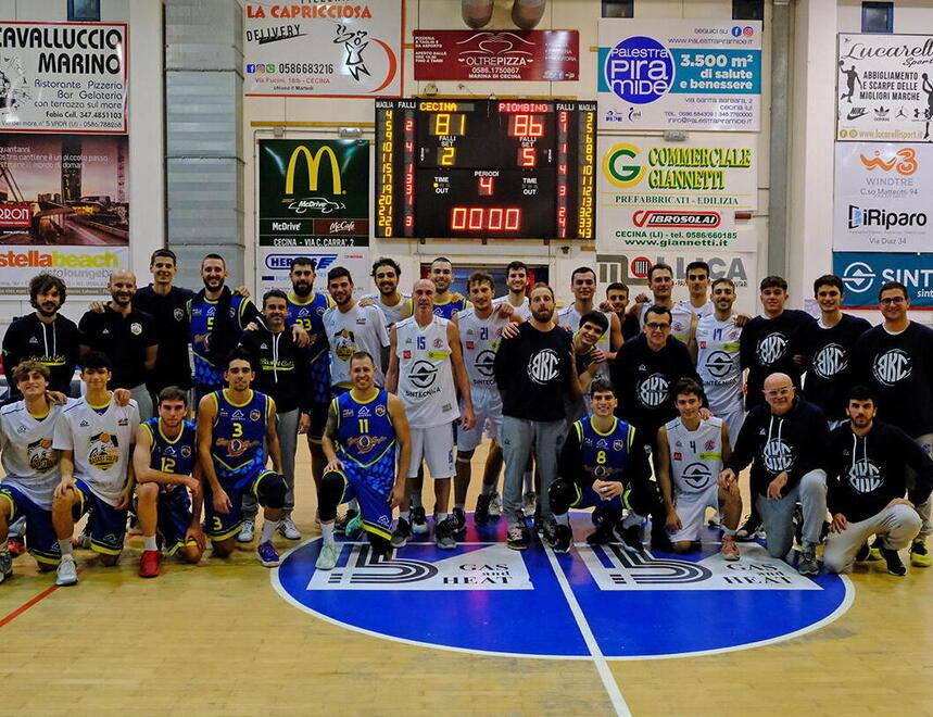 Sintecnica Cecina e Basket Golfo danno spettacolo