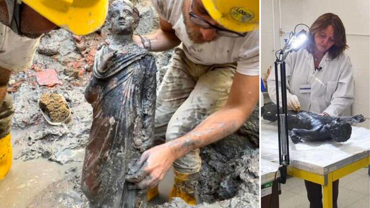 Simona, la dottoressa delle statue che riporterà lo splendore ai bronzi di San Casciano