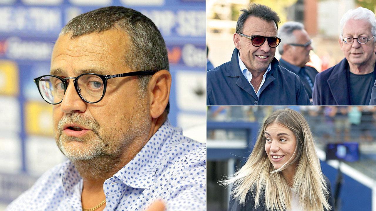 A sinistra Francesco Ghelfi. In alto nelle foto a destra il presidente Corsi e la figlia Rebecca