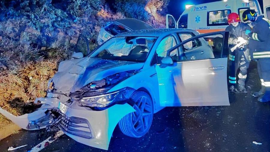 Un'immagine dell'incidente avvenuto a Calafuria alle 4.30 della notte di domenica 20 novembre