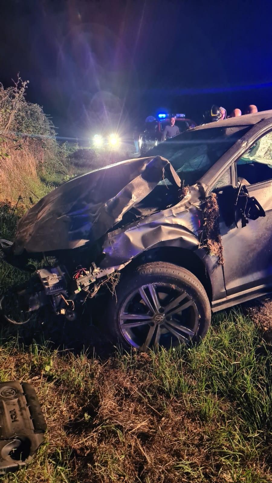 
	L'auto dell'incidente sulla Bono-Al&agrave; dei Sardi

