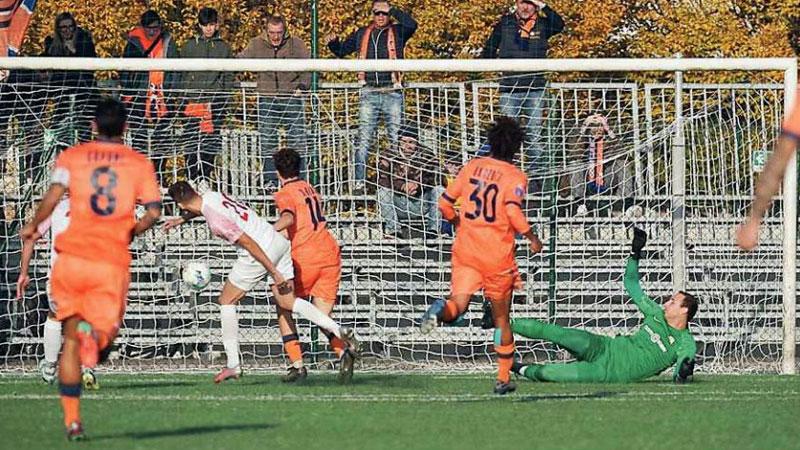 
	Il gol della Pistoiese (foto Barbara Bastoni)

