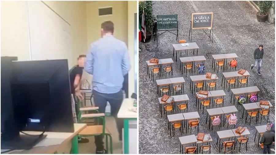 Quel pugno del prof e il reciproco rispetto tra insegnanti e alunni: le riflessioni dei ragazzi in un tweet