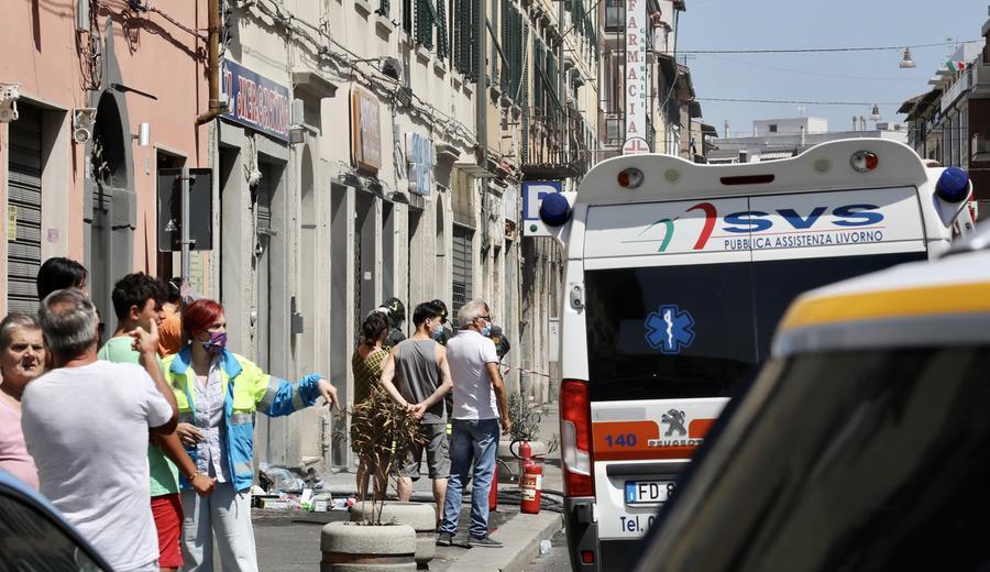 
	Un intervento congiunto dei soccorritori della Misericordia di via Verdi e della Svs in via Garibaldi (foto d'archivio)


