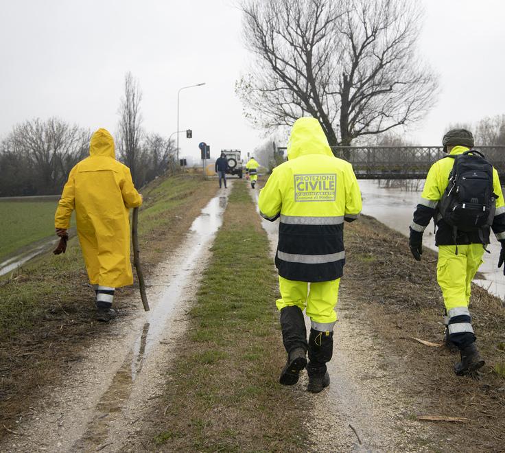 Modena. Pioggia senza sosta, allerta fiumi in provincia Neve a quota mille metri 