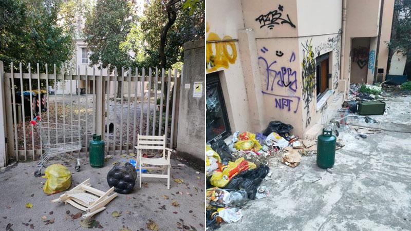 Ex hotel Augustus, ecco il degrado. «Ormai è un covo di spacciatori»