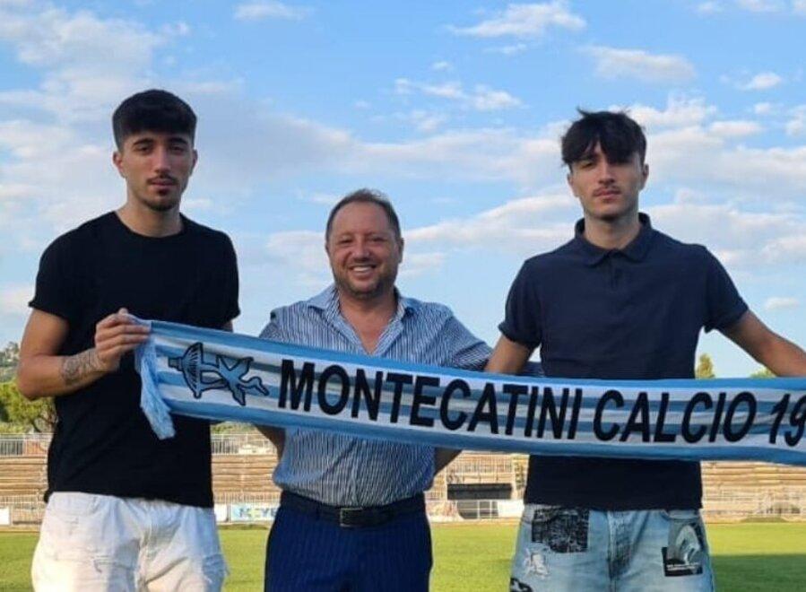 I gemelli Gersi e Gerti Bibaj col direttore sportivo Simone Mariotti