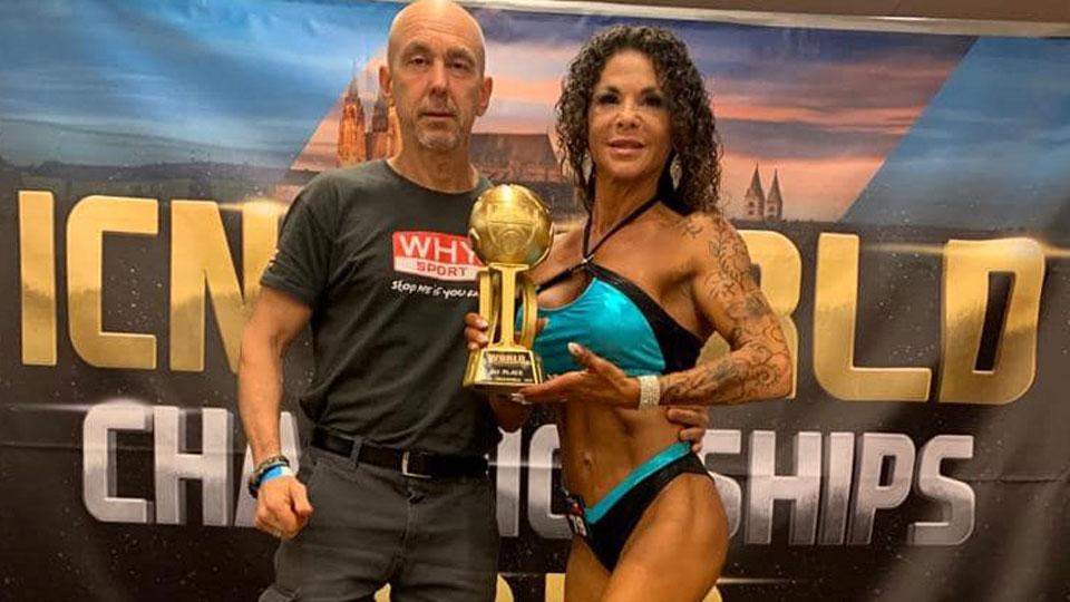 Da Larciano a Praga la bodybuilder campionessa mondiale